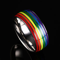 Rainbow LGBT Ring