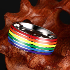 Rainbow LGBT Ring