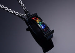Pure Black In Charm Necklace
