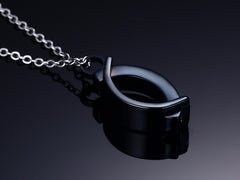 Pure Black In Charm Necklace