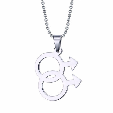 Stainless Steel Lesbian Necklace