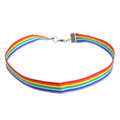 Rainbow Choker Necklace