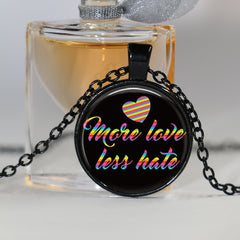 More Love Less Hate Necklace