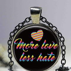 More Love Less Hate Necklace