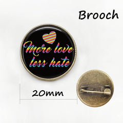 More Love Less Hate Necklace