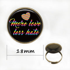 More Love Less Hate Necklace