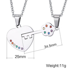 Key Couples Necklace
