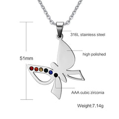 Hollow Butterfly Necklace