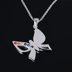 Hollow Butterfly Necklace