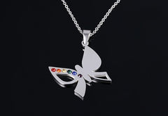 Hollow Butterfly Necklace