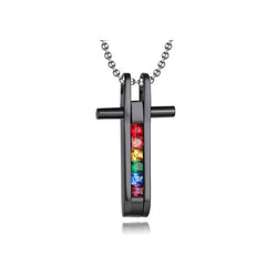 Fashion Black Cross Necklace