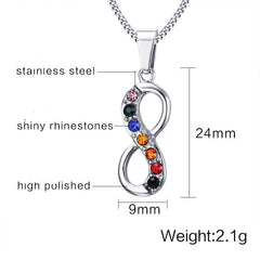 Infinity LGBT Necklace