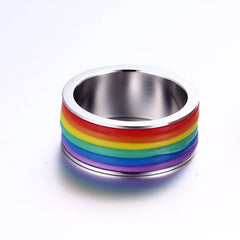 Same Sex Rainbow Ring
