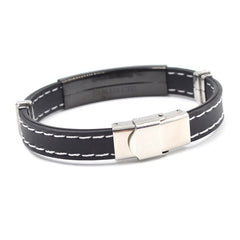 Black Silicone Bracelet