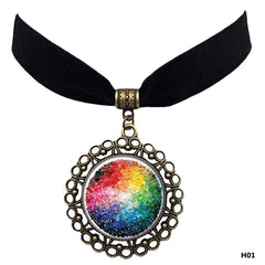 Flower Time Gem Necklace