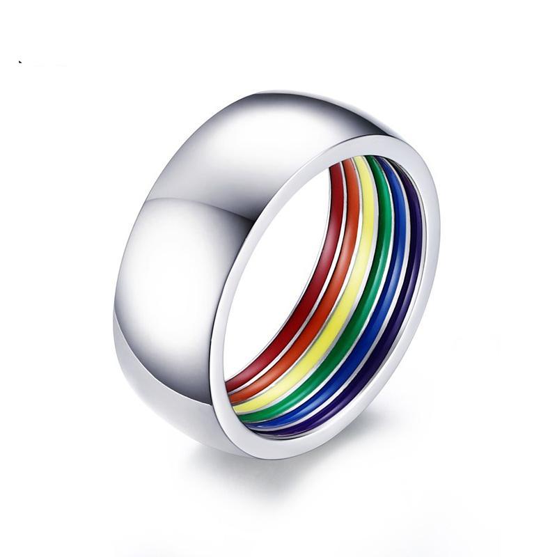 Inside Rainbow LGBT Ring