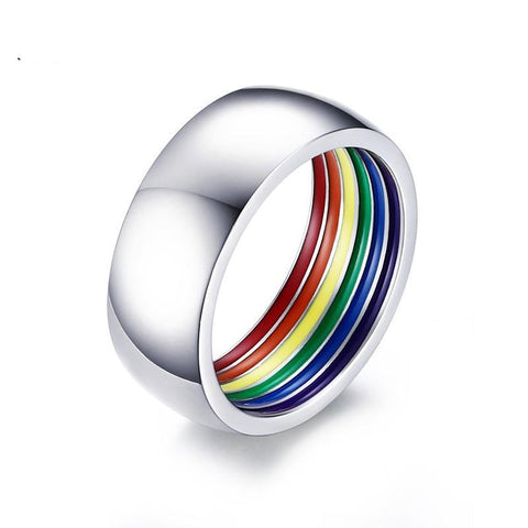 Inside Rainbow LGBT Ring