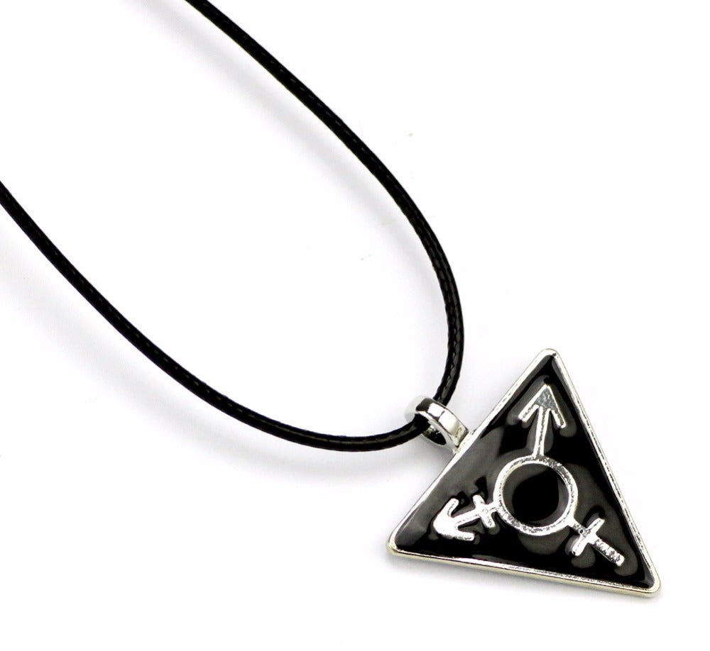 Symbol Triangle Necklace
