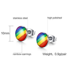 Round Pride Earrings