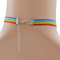Rainbow Choker Necklace