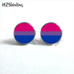 Nail Gay Pride Earrings