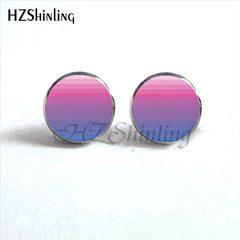 Nail Gay Pride Earrings