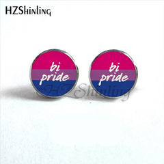 Nail Gay Pride Earrings