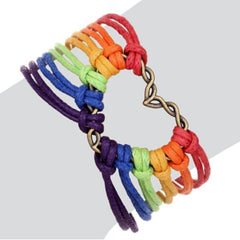 Charm Heart Braided Bracelet