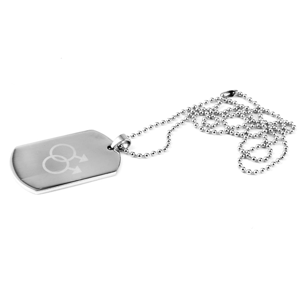 Dog Tag Gay Necklace