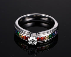 Trendy Rainbow Ring