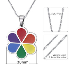 Flower Pendant  Necklace