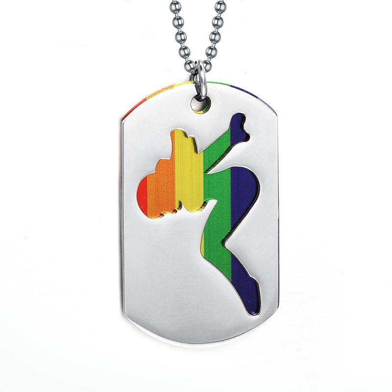 Double Layer Rainbow Necklace