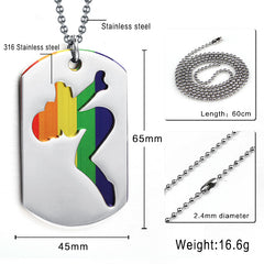 Double Layer Rainbow Necklace