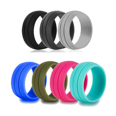 Multi Silicone LGBT Ring