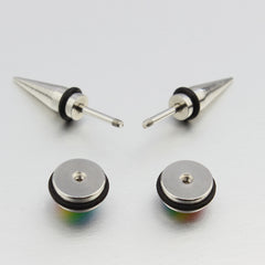 Rainbow Stud Earrings